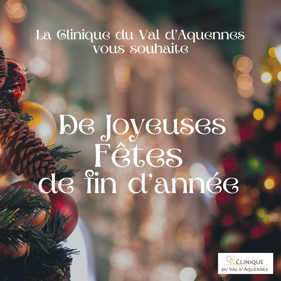 La clinique du val d aquennes vous souhaite de joyeuses fetes